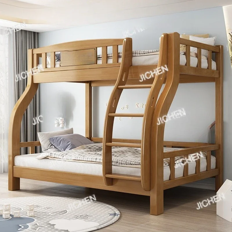 XJC All Solid Wood Double Bunk Bed Modern Simple Bunk Bed Combination Small Apartment High And Low Bed
XJC All Solid Wood Double Bunk Bed Modern Simple Bunk Bed Combination Small Apartment High And Low Bed