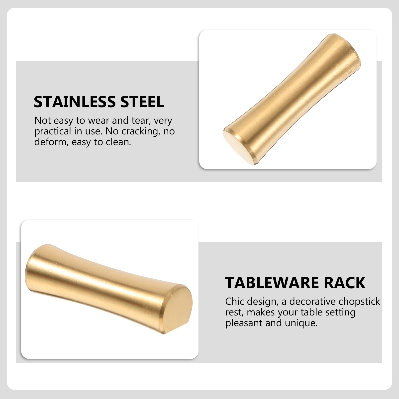 Stainless Steel Chopstick Rest Small Size Light Weight Easy to Clean Cutlery Holder for Kitchen Dining Table Decoration
Stainless Steel Chopstick Rest Small Size Light Weight Easy to Clean Cutlery Holder for Kitchen Dining Table Decoration