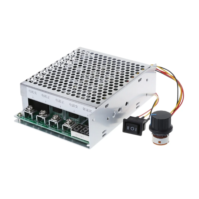 for DC 10-55V 100A Motor Speed Controller Reversible PWM Control Forward/Reverse
for DC 10-55V 100A Motor Speed Controller Reversible PWM Control Forward/Reverse