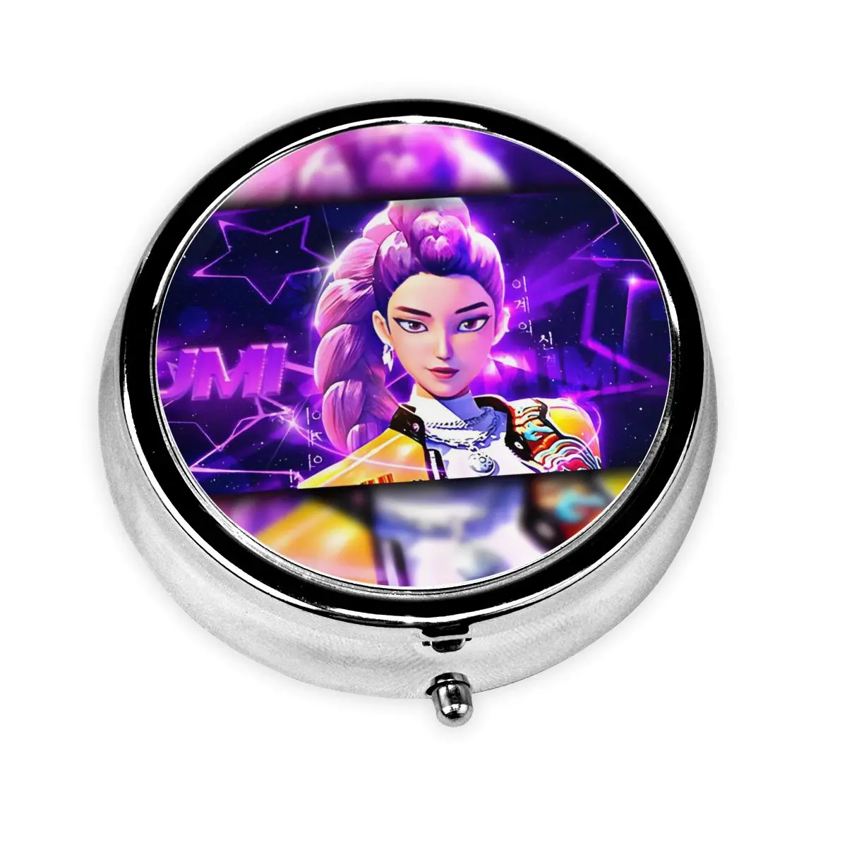 Металлическая коробка для таблеток Kpop Demons Hunterses, компактная городская фэнтезийная пленка, 3 отделения, чехол для таблеток, контейнер для хранения, коробка для путешествий
Металлическая коробка для таблеток Kpop Demons Hunterses, компактная городская фэнтезийная пленка, 3 отделения, чехол для таблеток, контейнер для хранения, коробка для путешествий