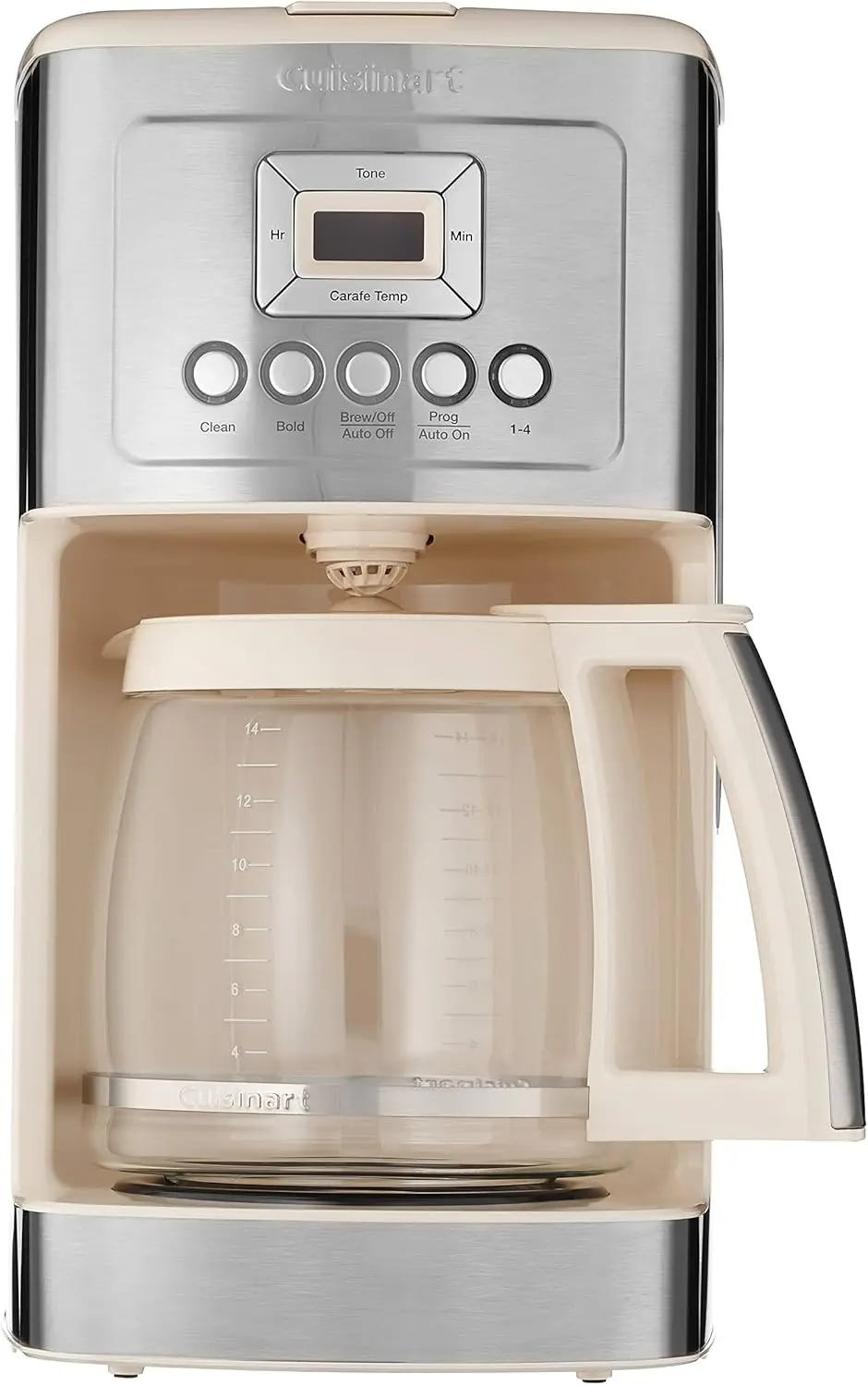 14-Cup Coffee Maker with Glass Carafe, Fully Automatic Brew Strength Control & 1-4 Cup Setting, Stainless Steel
14-Cup Coffee Maker with Glass Carafe, Fully Automatic Brew Strength Control & 1-4 Cup Setting, Stainless Steel