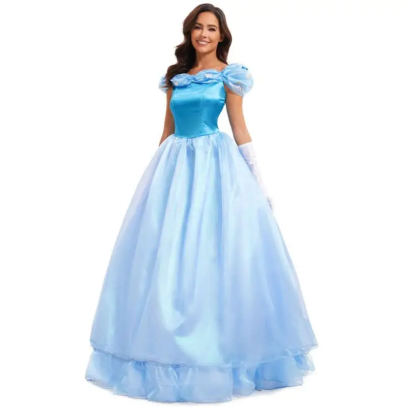 Adult Halloween Cinderella Princess Dress Fairy Tale Role Play Stage Performance Costume Ball Gown Traditional Chinese Costume
Adult Halloween Cinderella Princess Dress Fairy Tale Role Play Stage Performance Costume Ball Gown Traditional Chinese Costume