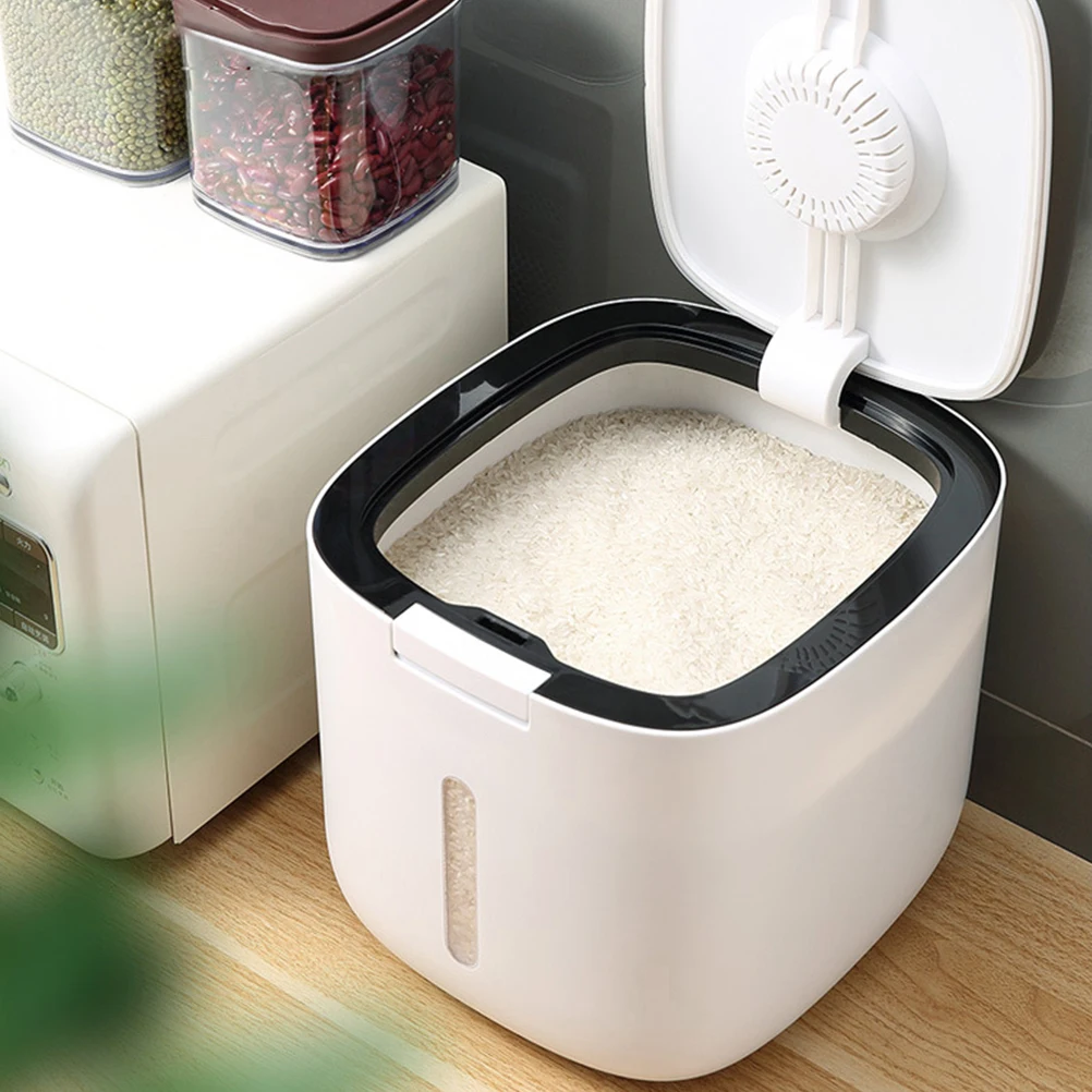 1Pcs Airtight Rice Storage Bucket Moisture-Proof Sealed Grain Bin Large Capacity Kitchen Flour Storage Container Dustproof
1Pcs Airtight Rice Storage Bucket Moisture-Proof Sealed Grain Bin Large Capacity Kitchen Flour Storage Container Dustproof