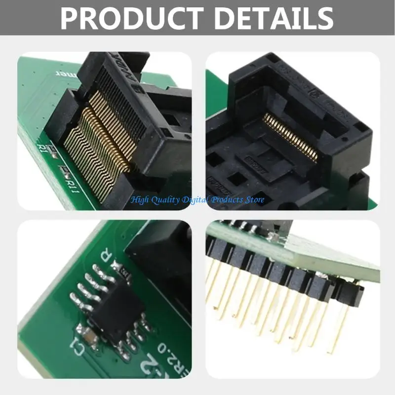 U2JE Precise ADP_F48_EX-2 TSOP48 T48 Flash Adapter For Quick Data Transfer With T48 TL866 3G Programmer Secure Design
U2JE Precise ADP_F48_EX-2 TSOP48 T48 Flash Adapter For Quick Data Transfer With T48 TL866 3G Programmer Secure Design
