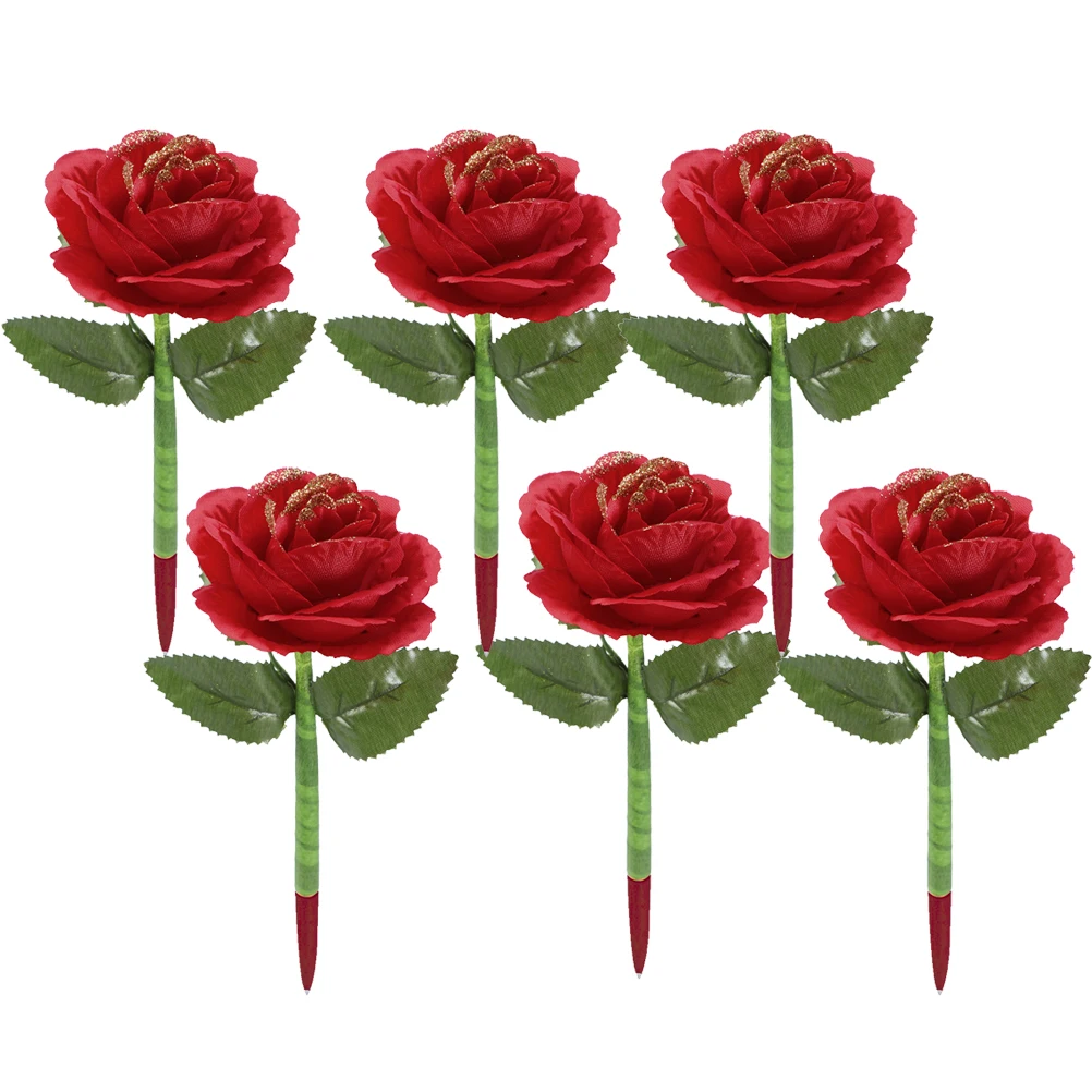 6 Pcs Simulated Rose Ballpoint Pen Pens Lovely Colorful Flower Korean Version Student
6 Pcs Simulated Rose Ballpoint Pen Pens Lovely Colorful Flower Korean Version Student