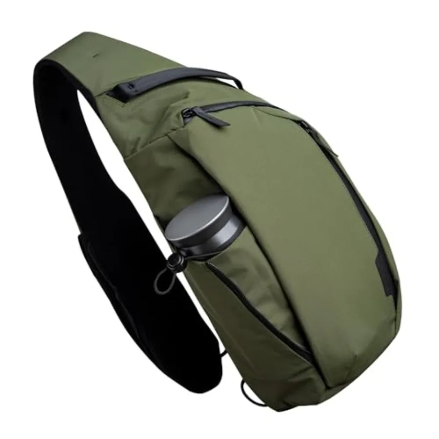 Metro Crossbody Left Shoulder 7.5L for daily commute 210D nylon, green lightweight, expandable water bottle pocket, YKK zipper,
Metro Crossbody Left Shoulder 7.5L for daily commute 210D nylon, green lightweight, expandable water bottle pocket, YKK zipper,