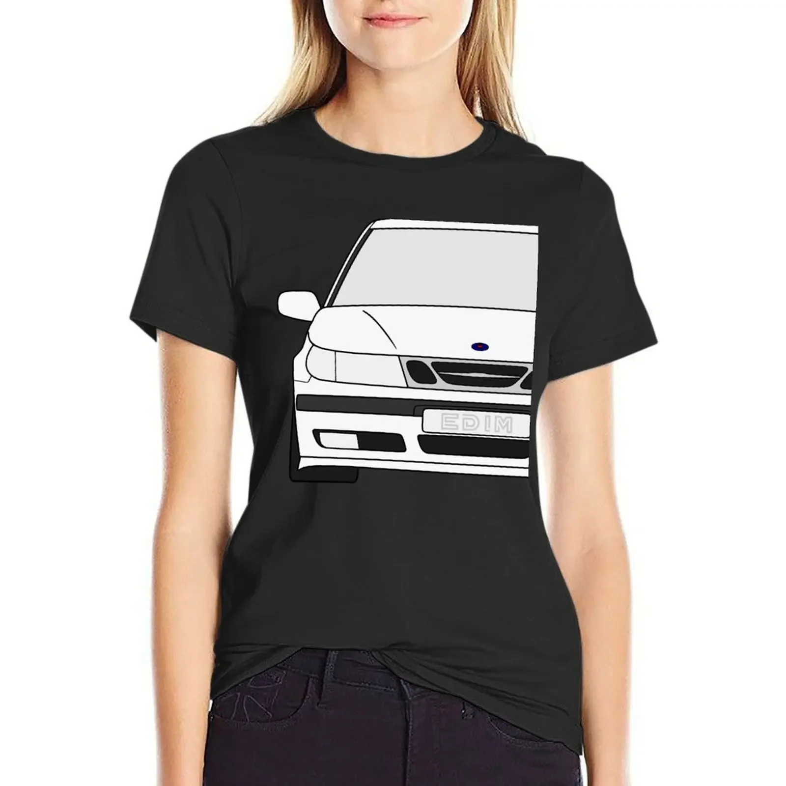 Saab 9-5 1997-2001 pre-facelift white color T-Shirt hippie clothes funnys graphics workout shirts for Women loose fit
Saab 9-5 1997-2001 pre-facelift white color T-Shirt hippie clothes funnys graphics workout shirts for Women loose fit