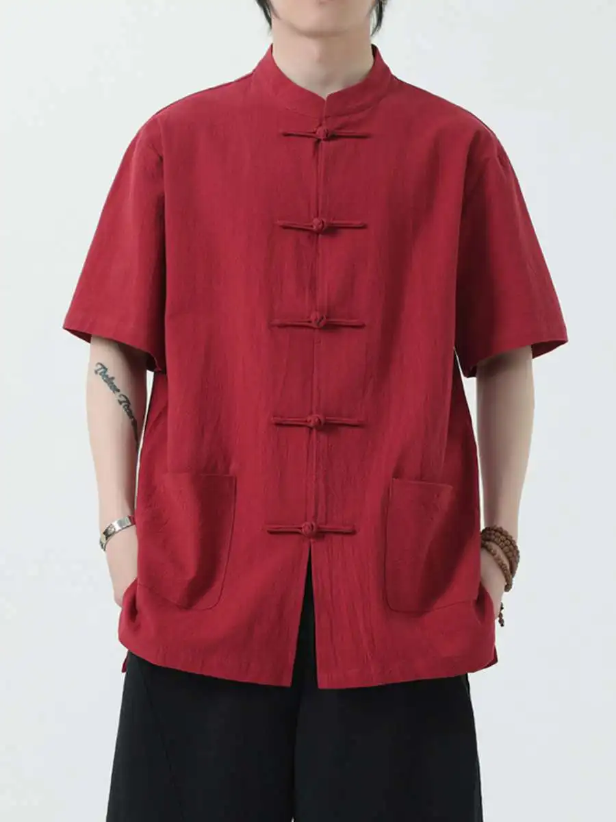 Свободный крой из хлопка и льна, мужской летний костюм на пуговицах ort Sve с воротником-стойкой, винтажный костюм Тан, одежда больших размеров
Свободный крой из хлопка и льна, мужской летний костюм на пуговицах ort Sve с воротником-стойкой, винтажный костюм Тан, одежда больших размеров