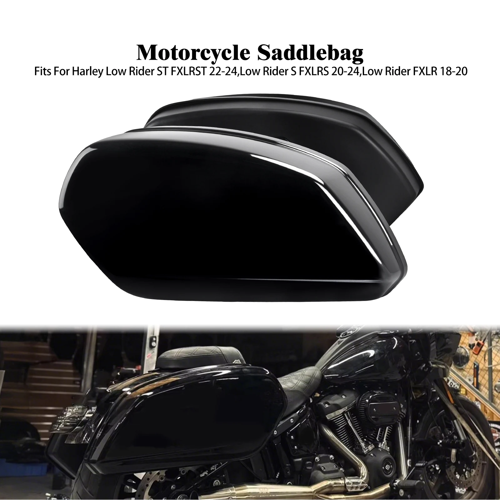 Motorcycle Side Hard Saddlebags Set With Docking Kit Luggage Storage For Harley Low Rider ST FXLRST 22-24 FXLRS 20-24 FXLR 18-20
Motorcycle Side Hard Saddlebags Set With Docking Kit Luggage Storage For Harley Low Rider ST FXLRST 22-24 FXLRS 20-24 FXLR 18-20