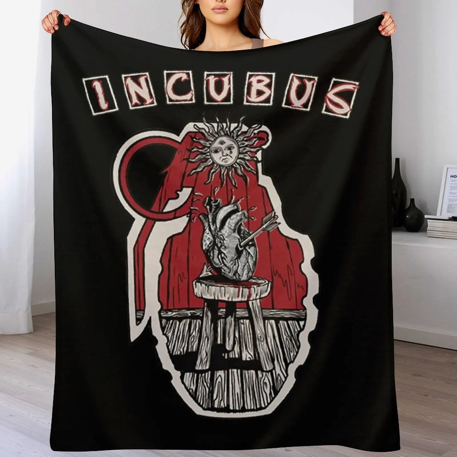 incubus band Throw Blanket wednesday heavy to sleep decorative Camping Blankets
incubus band Throw Blanket wednesday heavy to sleep decorative Camping Blankets