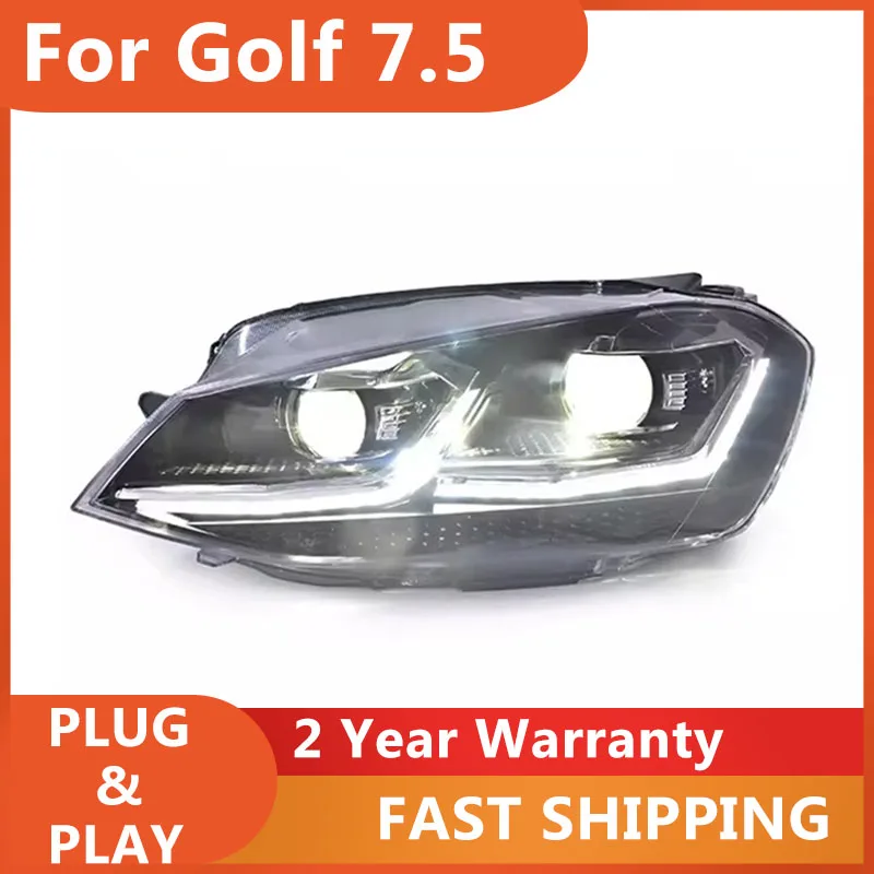 Car Styling Head Lamp for VW Golf 7.5 Headlights 2013-2017 Golf MK7.5 Head Light DRL Turn Signal Low High Beam Projector Lens
Car Styling Head Lamp for VW Golf 7.5 Headlights 2013-2017 Golf MK7.5 Head Light DRL Turn Signal Low High Beam Projector Lens