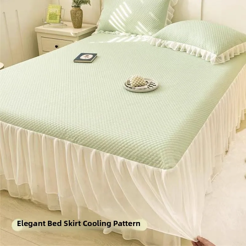Ice Silk Bean Bean Cooling Mat Bed Skirt Style Summer Cool Sensation Anti-Slip Ice Bean Bean Mat Washable Home Use Colo...
Ice Silk Bean Bean Cooling Mat Bed Skirt Style Summer Cool Sensation Anti-Slip Ice Bean Bean Mat Washable Home Use Colo...