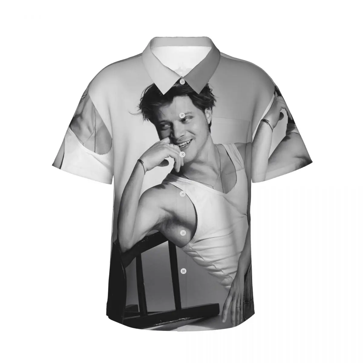Soft Rudy Pankow JJ Maybank Poster Men's Shirts Hawaiian Short Sleeve Shirt Casual Button Tops for Summer Beach
Soft Rudy Pankow JJ Maybank Poster Men's Shirts Hawaiian Short Sleeve Shirt Casual Button Tops for Summer Beach