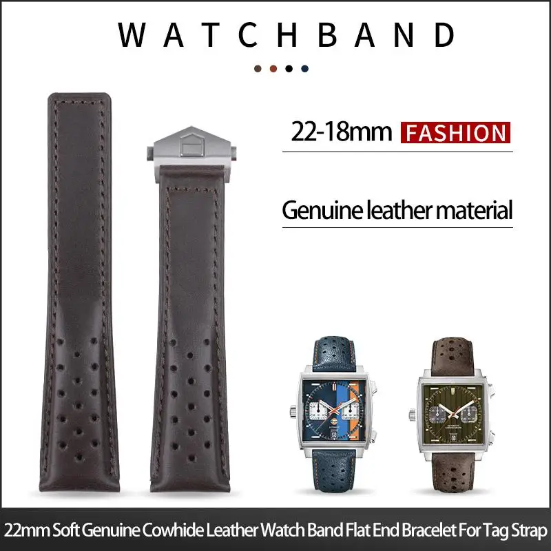 BEFIA Soft Oil Wax Skin Cowhide Genuine Leather Watchband 22mm For TAG Strap HEUER CARRERA Monaco Bracelet Wristband Accessories
BEFIA Soft Oil Wax Skin Cowhide Genuine Leather Watchband 22mm For TAG Strap HEUER CARRERA Monaco Bracelet Wristband Accessories