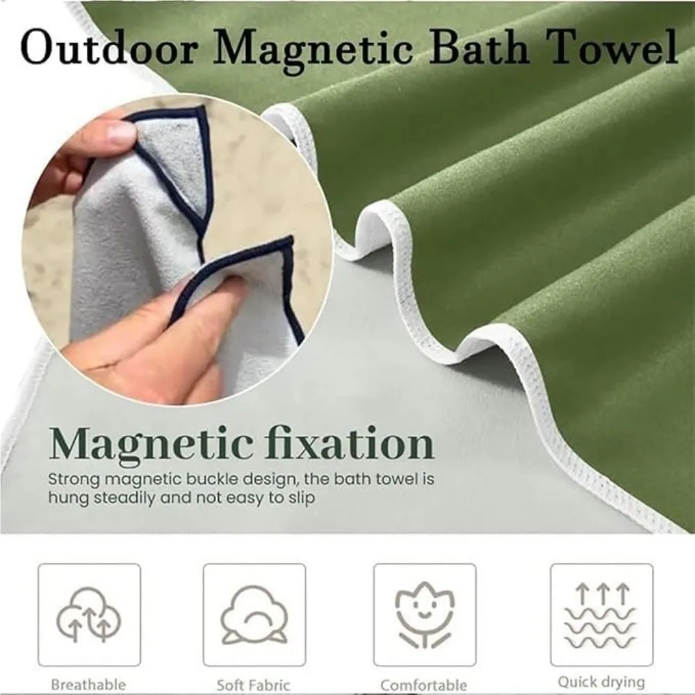 Quick Drying Magnetic Bath Towel Microfiber Oversized Magnet Beach Towel Super Absorbent Soft Outdoor Magnet Towels Camping 
Quick Drying Magnetic Bath Towel Microfiber Oversized Magnet Beach Towel Super Absorbent Soft Outdoor Magnet Towels Camping