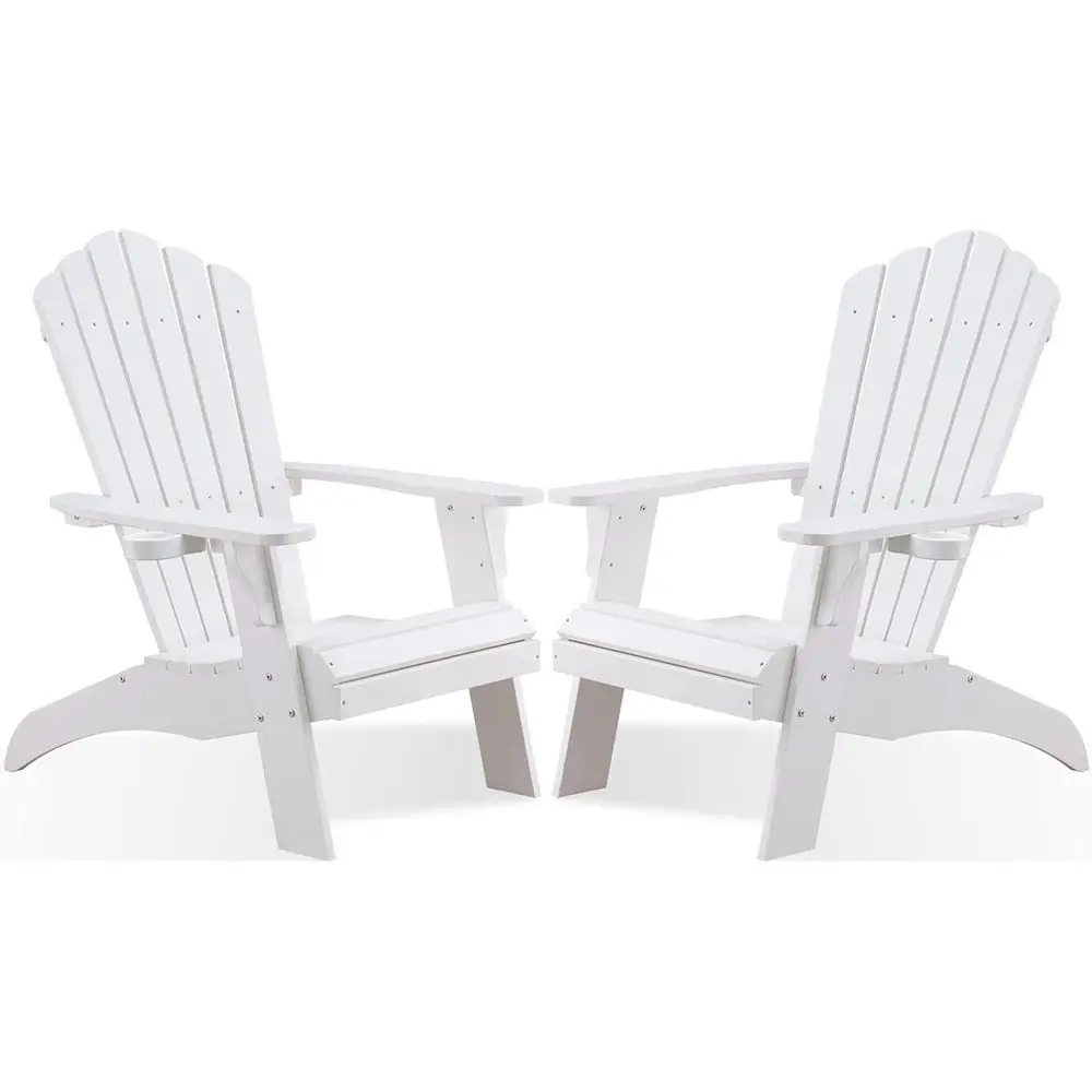 Большое кресло Adirondack для патио с подстаканником, устойчивое к непогоде, выдерживает до 350 фунтов, идеально подходит для отдыха на открытом воздухе (2 шт., белый цвет)
Большое кресло Adirondack для патио с подстаканником, устойчивое к непогоде, выдерживает до 350 фунтов, идеально подходит для отдыха на открытом воздухе (2 шт., белый цвет)