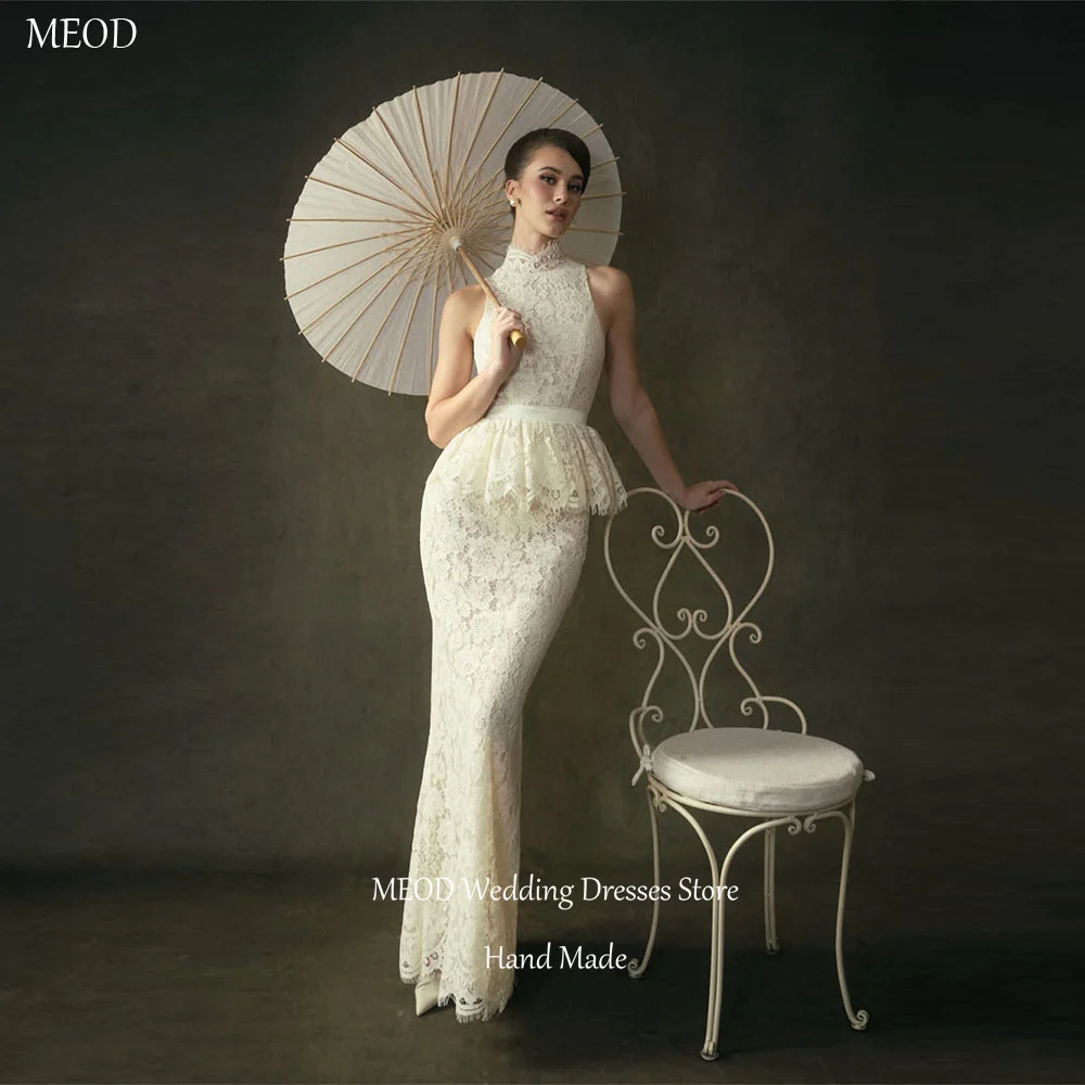 MEOD Lace Mermaid Formal Wedding Dresses High Neck Elegant Vestidos De Novia Sleeveless Modern Floor Length Dress Customized
MEOD Lace Mermaid Formal Wedding Dresses High Neck Elegant Vestidos De Novia Sleeveless Modern Floor Length Dress Customized