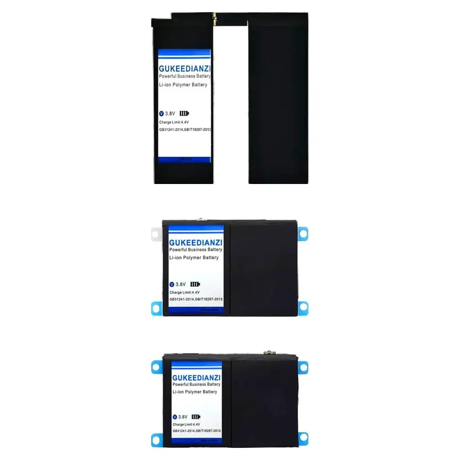 6400-11000Mah Tablet Battery For Apple Ipad 1 2 5 6 10 Air 4TH 5TH 3 4 11 Pro 2019 2ND 2020 PAD6 Pro10.9 AIR4 PAD5
6400-11000Mah Tablet Battery For Apple Ipad 1 2 5 6 10 Air 4TH 5TH 3 4 11 Pro 2019 2ND 2020 PAD6 Pro10.9 AIR4 PAD5