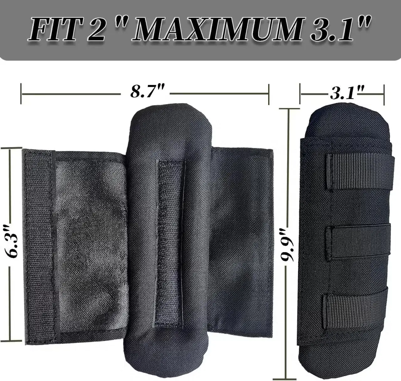 2 Pack Tactical Shoulder Strap Pads Vest Shoulder Strap Pads Backpack Strap Pads Fit 3'' Sling Bags Shoulder Straps Black
2 Pack Tactical Shoulder Strap Pads Vest Shoulder Strap Pads Backpack Strap Pads Fit 3'' Sling Bags Shoulder Straps Black