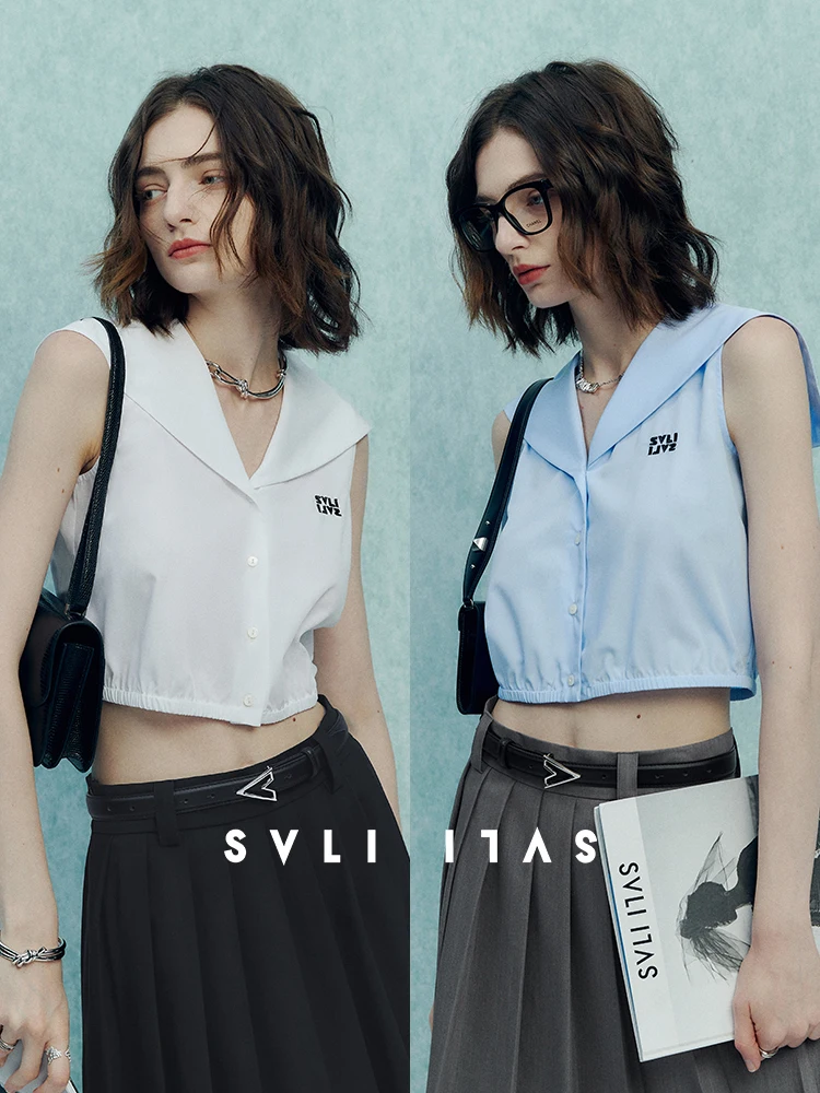 Женская футболка SVLI из бамбукового волокна с воротником-стойкой, защита от солнца, повседневный свободный крой, лето 2024, для кампуса
Женская футболка SVLI из бамбукового волокна с воротником-стойкой, защита от солнца, повседневный свободный крой, лето 2024, для кампуса