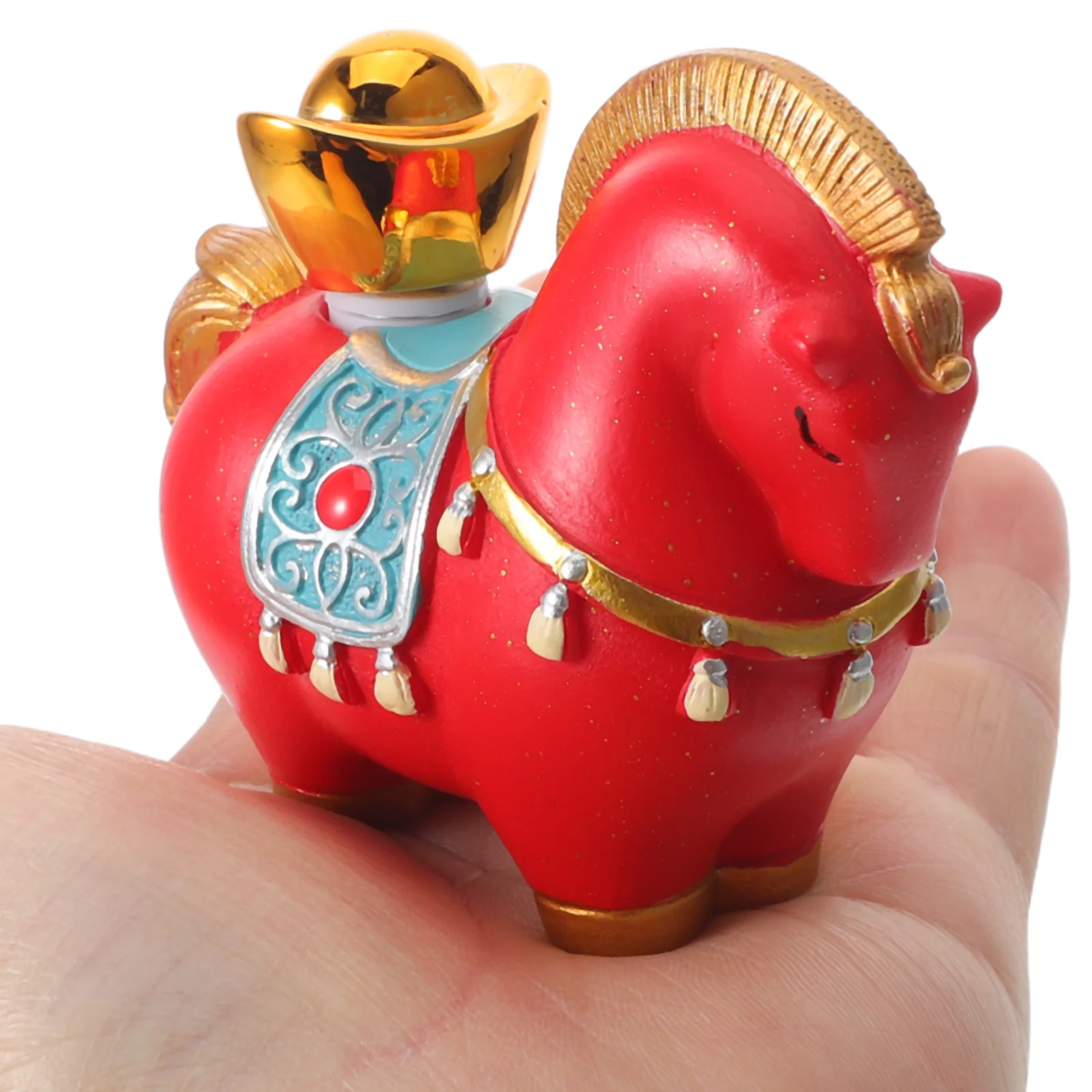 Resin Year of The Horse 2026 Mini Statue Decorative Zodiac Sculpture for Office Desk Feng Shui Horse Table Ornament
Resin Year of The Horse 2026 Mini Statue Decorative Zodiac Sculpture for Office Desk Feng Shui Horse Table Ornament