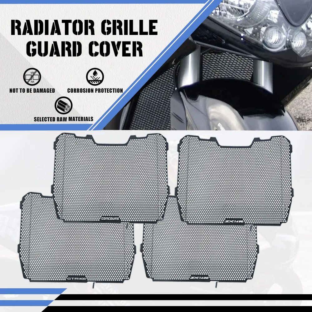 2025 Motorcycle Accessories Radiator Grille Guard Cover For Kawasaki 1400GTR CONCOURS 14 ZG1400 Ninja ZX-14R/ ZX1400 2008-2024
2025 Motorcycle Accessories Radiator Grille Guard Cover For Kawasaki 1400GTR CONCOURS 14 ZG1400 Ninja ZX-14R/ ZX1400 2008-2024
