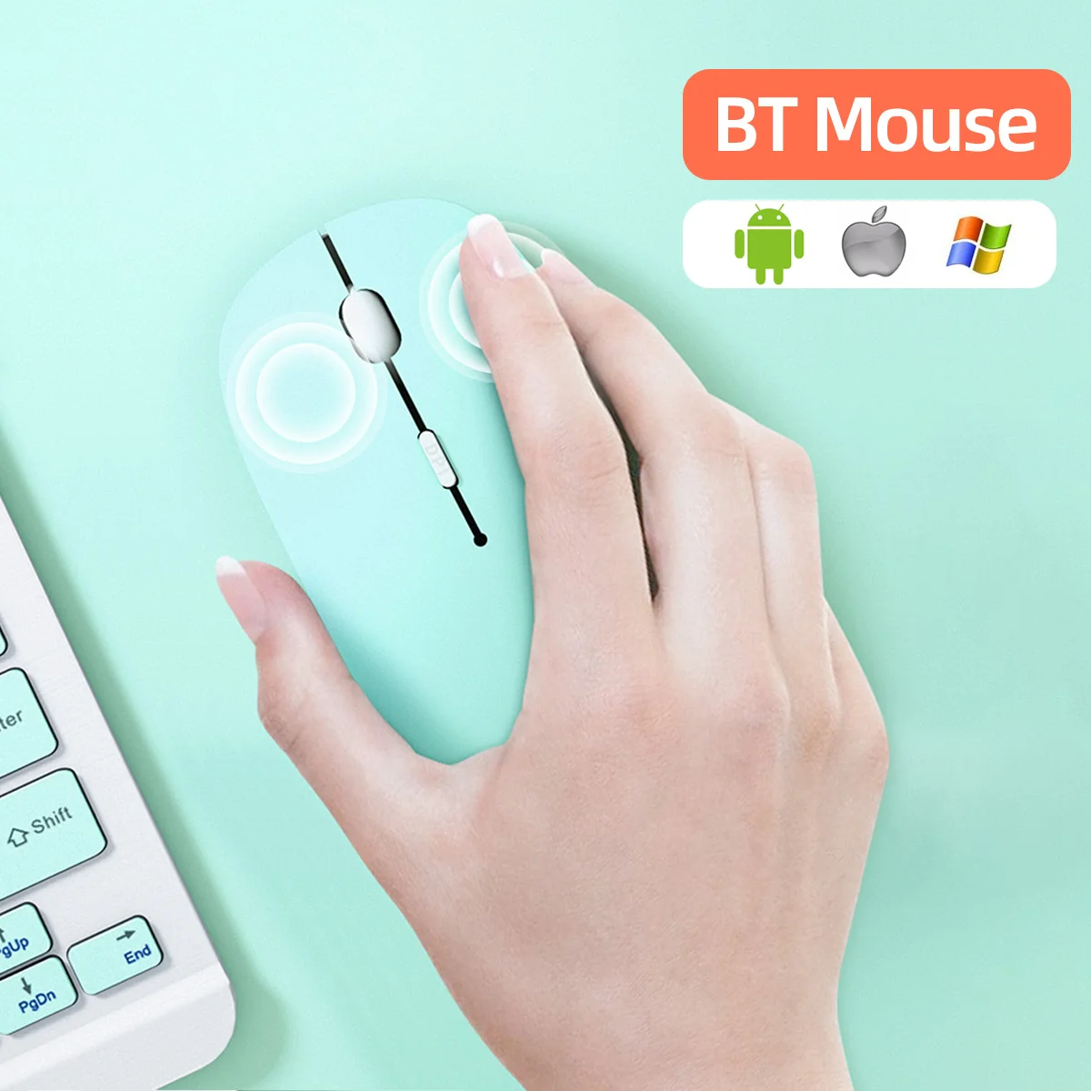 Wireless Buetooth Mouse for Macbook Ipad Samsung Laptop Tablet Mouse Mice Silent Cute Candy Color BT Mouse PC Accessories
Wireless Buetooth Mouse for Macbook Ipad Samsung Laptop Tablet Mouse Mice Silent Cute Candy Color BT Mouse PC Accessories