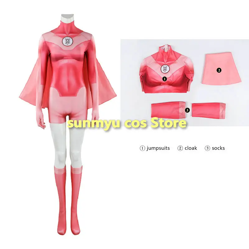 Invincible Atom Eve Cosplay Costume Pink
Invincible Atom Eve Cosplay Costume Pink