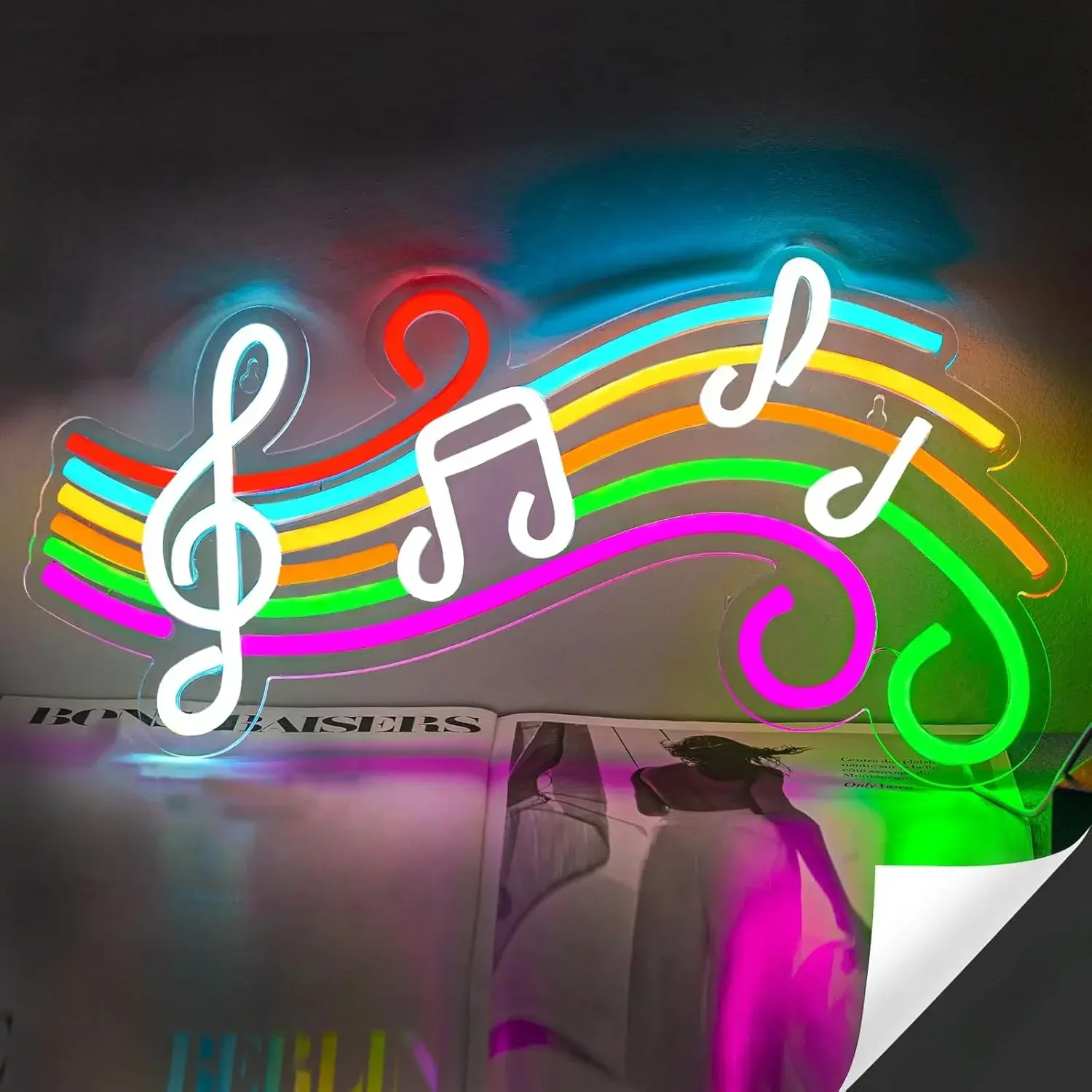 Musical Staff Note Neon Signs LED Neon Light Sign Light Up Neon Signs Wall Decor for Game Room Store Club Bistro
Musical Staff Note Neon Signs LED Neon Light Sign Light Up Neon Signs Wall Decor for Game Room Store Club Bistro