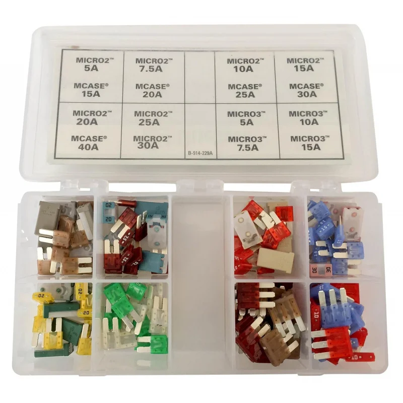 J1JLittelfuse00940570ZXA Micro2, Micro3, MCase Fuse Commercial Assortment, 135-Piece (Pack of 135)
J1JLittelfuse00940570ZXA Micro2, Micro3, MCase Fuse Commercial Assortment, 135-Piece (Pack of 135)