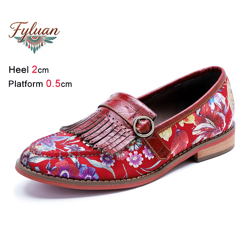 Red Print Cloth+Sheepskin Casual Loafers 2CM High Heels Genuine leather Single Shoes 2026 New Spring Summer nation Woman shoes
Red Print Cloth+Sheepskin Casual Loafers 2CM High Heels Genuine leather Single Shoes 2026 New Spring Summer nation Woman shoes