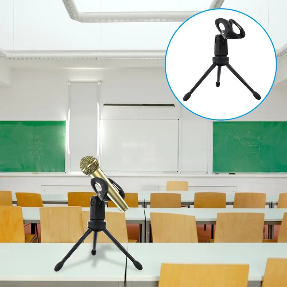 2 Pcs Black Microphone Tripod Stands Durable Foldable Desktop Recording Stable Universal Audio Accessory Small
2 Pcs Black Microphone Tripod Stands Durable Foldable Desktop Recording Stable Universal Audio Accessory Small