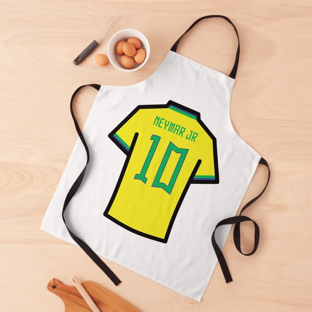 Neymar #10 BRZ Yellow Blue Green 22 Football Jersey Apron kitchen jacket woman Chef Accessories Apron
Neymar #10 BRZ Yellow Blue Green 22 Football Jersey Apron kitchen jacket woman Chef Accessories Apron