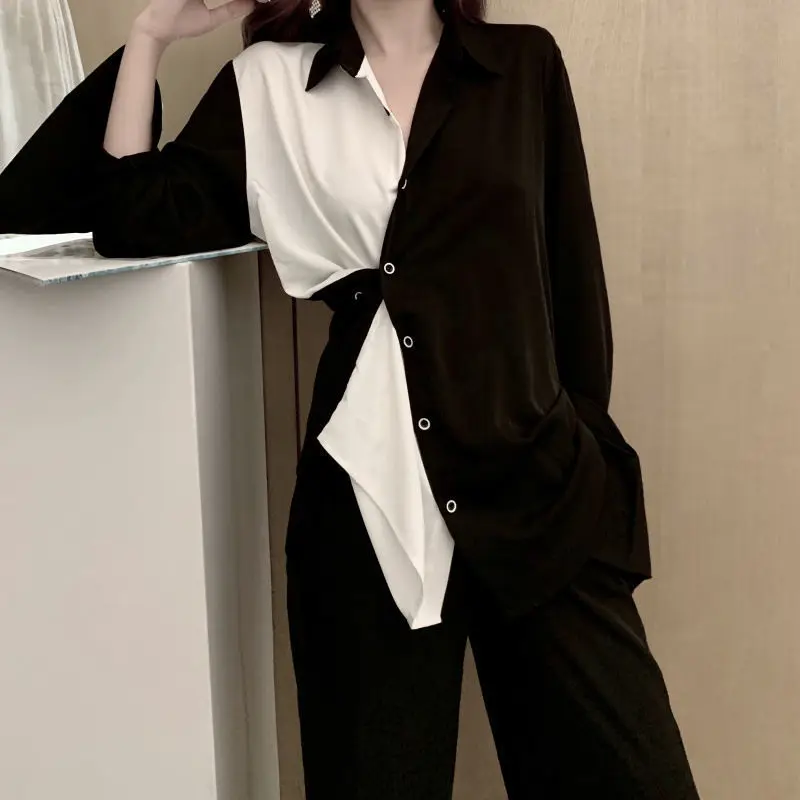 Long Sleeve Shirts Women Patchwork Vintage Elegant Ulzzang All-match Baggy Casual Stylish Students Panelled Female Cozy Camisas
Long Sleeve Shirts Women Patchwork Vintage Elegant Ulzzang All-match Baggy Casual Stylish Students Panelled Female Cozy Camisas