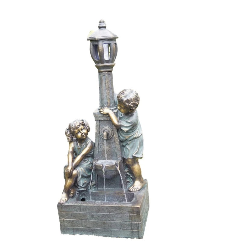 Flowing water character ornament, street lamp decoration, courtyard garden decoration, circulating water landing landscape
Flowing water character ornament, street lamp decoration, courtyard garden decoration, circulating water landing landscape