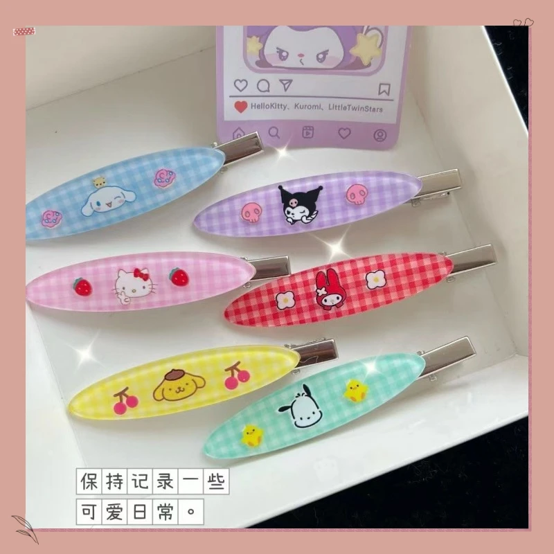 Клетчатая заколка для волос Sanrio, аксессуары для волос в стиле древнего мультфильма, красивая заколка для волос в виде пудинга, собаки, Hello Kitty, для девушек, студенток, челки, боковой зажим, подарок
Клетчатая заколка для волос Sanrio, аксессуары для волос в стиле древнего мультфильма, красивая заколка для волос в виде пудинга, собаки, Hello Kitty, для девушек, студенток, челки, боковой зажим, подарок