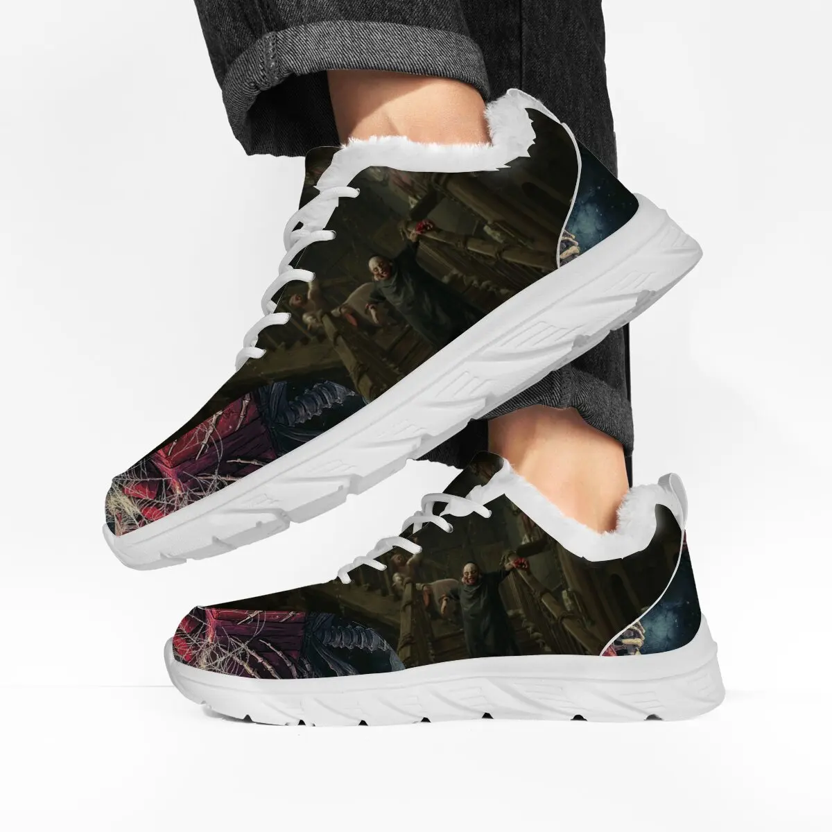 Parent-child Style Color-blocking Fashionable Printed Cartoon Little Girl Pattern Halloween Festival Casual Sports Shoes
Parent-child Style Color-blocking Fashionable Printed Cartoon Little Girl Pattern Halloween Festival Casual Sports Shoes