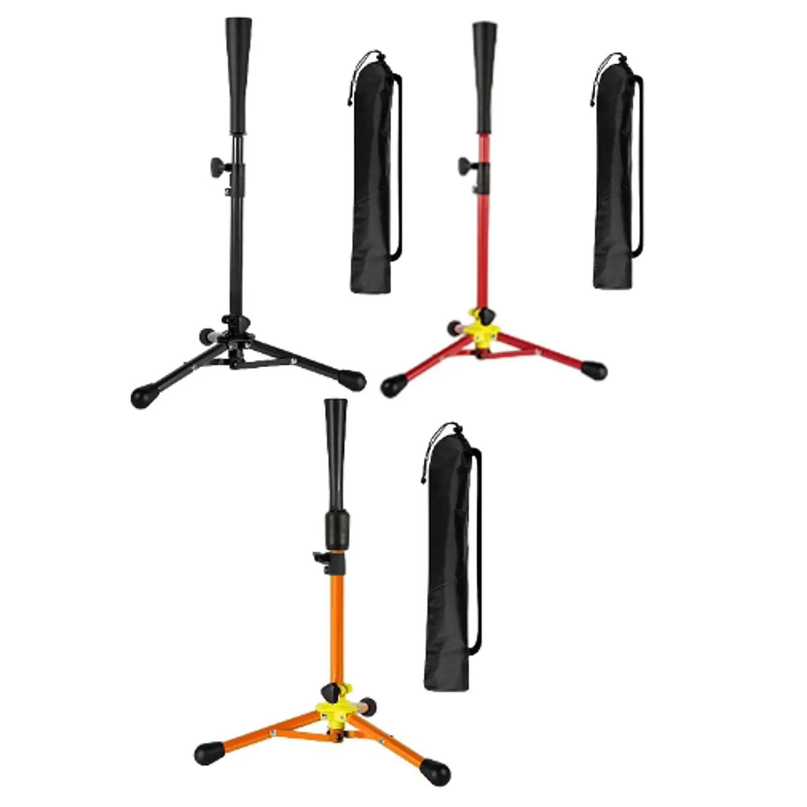 Portable Silicone Batting Tee Baseball Hitting Adjustable Stand Practice Tool with Storage Bag for Training
Portable Silicone Batting Tee Baseball Hitting Adjustable Stand Practice Tool with Storage Bag for Training