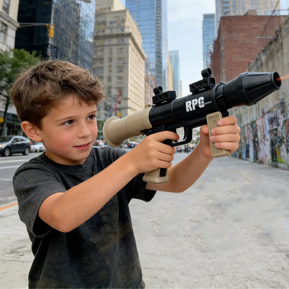 RPG Children's Toy Guns,Plastic Simulated Launchers Foldable Storage There Are Soft Bullets Childrens Stress Relief Toys Gifts
RPG Children's Toy Guns,Plastic Simulated Launchers Foldable Storage There Are Soft Bullets Childrens Stress Relief Toys Gifts