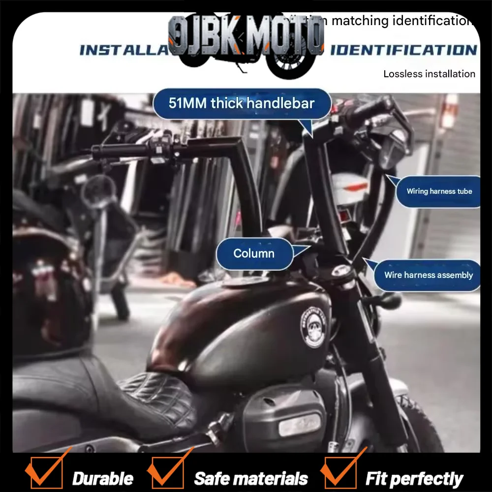 【Perfect fit】For QJMOTOR SRV300 modified motorcycle high handlebar automatic modified handlebar retro cruise handlebar
【Perfect fit】For QJMOTOR SRV300 modified motorcycle high handlebar automatic modified handlebar retro cruise handlebar