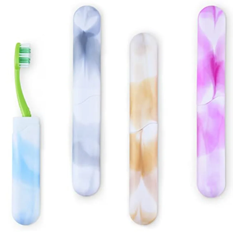 4 Pack Elite Travel Toothbrush Case with Drainage Holes Portable, Breathable Plastic Toothbrush Holder Travel Covers Ideal for
4 Pack Elite Travel Toothbrush Case with Drainage Holes Portable, Breathable Plastic Toothbrush Holder Travel Covers Ideal for