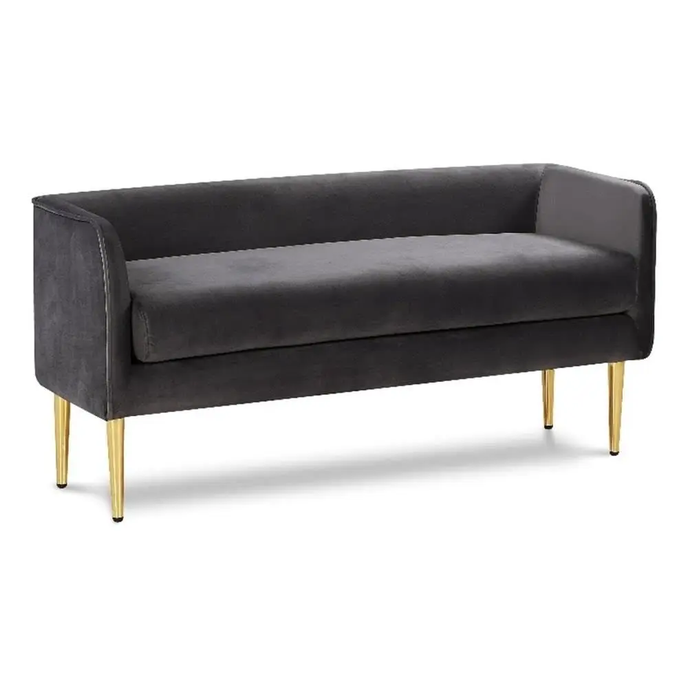 Furniture Audrey Collection Modern Contemporary Velvet holstered Bench with Sturdy Metal Legs in Gold Finish, 52 W x 19 D x 2
Furniture Audrey Collection Modern Contemporary Velvet holstered Bench with Sturdy Metal Legs in Gold Finish, 52 W x 19 D x 2