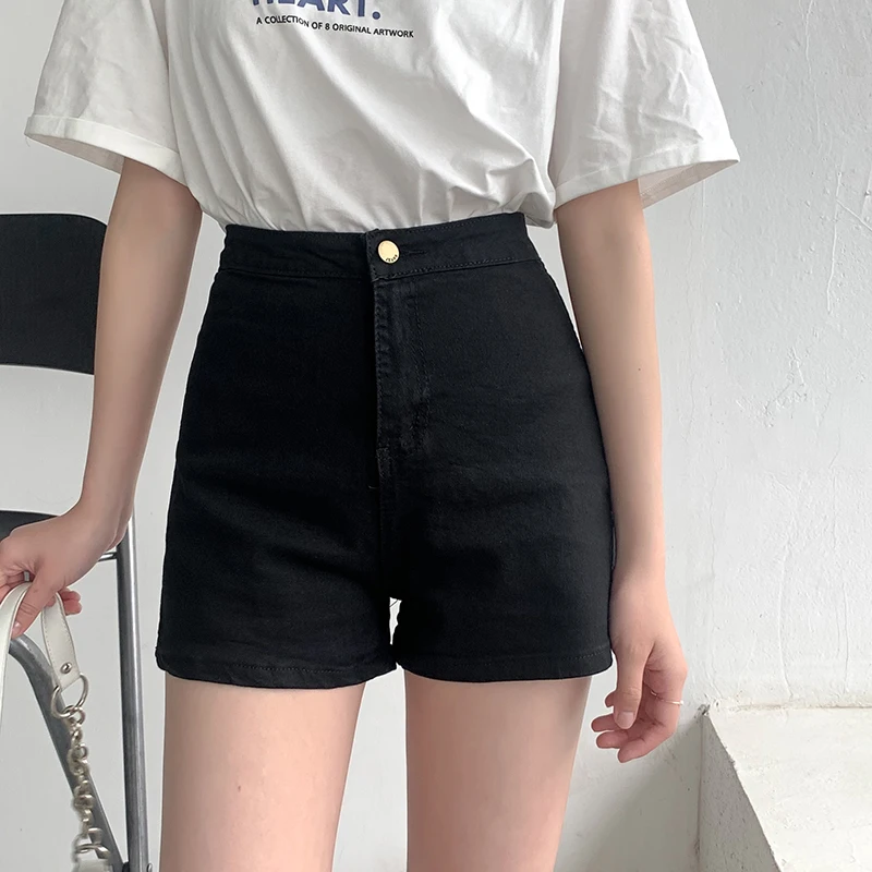 plus Size Women's Black Denim Shorts High Waist Slim Fit Elastic Casual Pants Butt Covering Hot Shorts Cotton Stretch Denim
plus Size Women's Black Denim Shorts High Waist Slim Fit Elastic Casual Pants Butt Covering Hot Shorts Cotton Stretch Denim