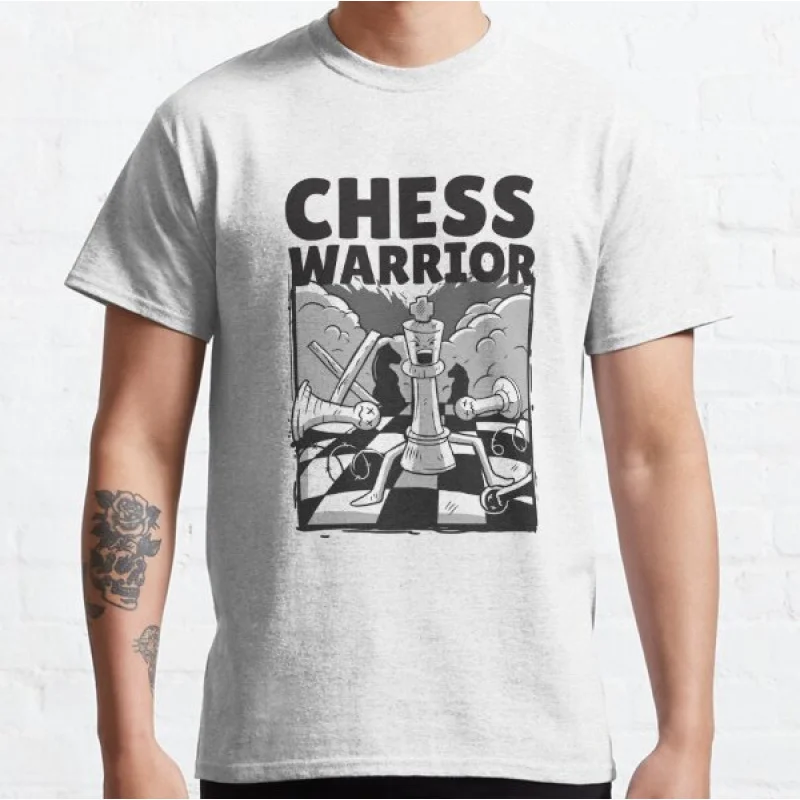 Chess Warrior Funny Chess Player Gift T shirt for man 100% cotton Large size Tops Game Graphic Print Clothes S-6XL
Chess Warrior Funny Chess Player Gift T shirt for man 100% cotton Large size Tops Game Graphic Print Clothes S-6XL