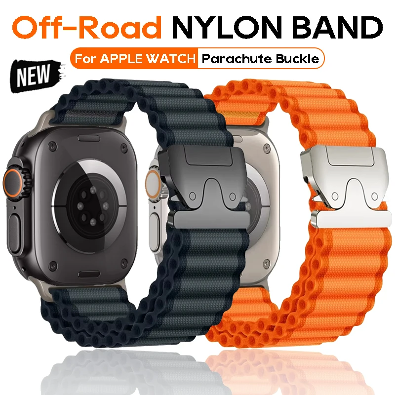 Alpine Nylon Strap for Apple Watch Band 46mm Ultra 2 49mm 45mm 41mm 44mm 42mm Bracelet For IWatch Series 10 9 7 8 6 5 4 3 Correa
Alpine Nylon Strap for Apple Watch Band 46mm Ultra 2 49mm 45mm 41mm 44mm 42mm Bracelet For IWatch Series 10 9 7 8 6 5 4 3 Correa