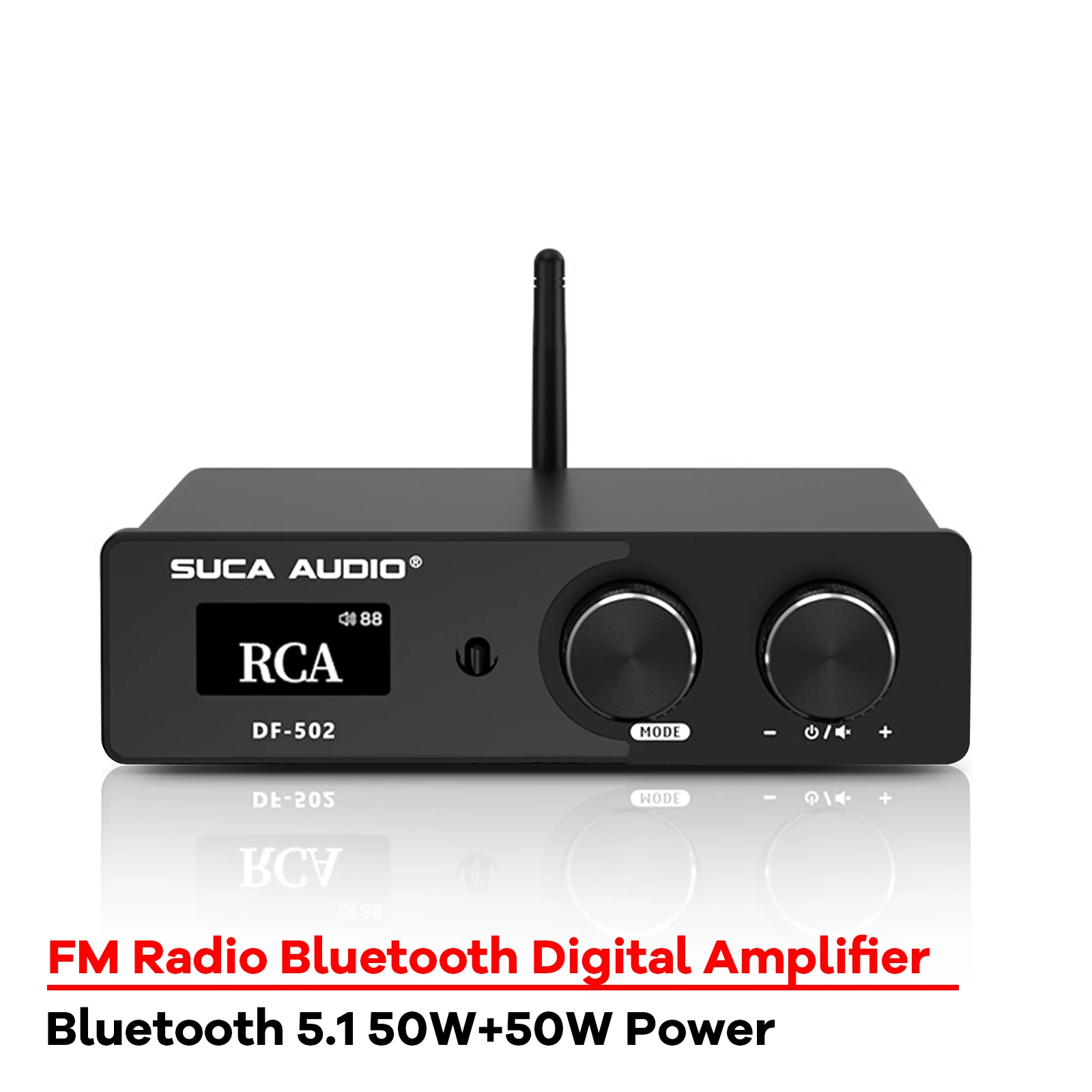 SUCA AUDIO 50W+50W Bluetooth HiFi Fever-grade Lossless HD FM Radio Home Amplifier
SUCA AUDIO 50W+50W Bluetooth HiFi Fever-grade Lossless HD FM Radio Home Amplifier