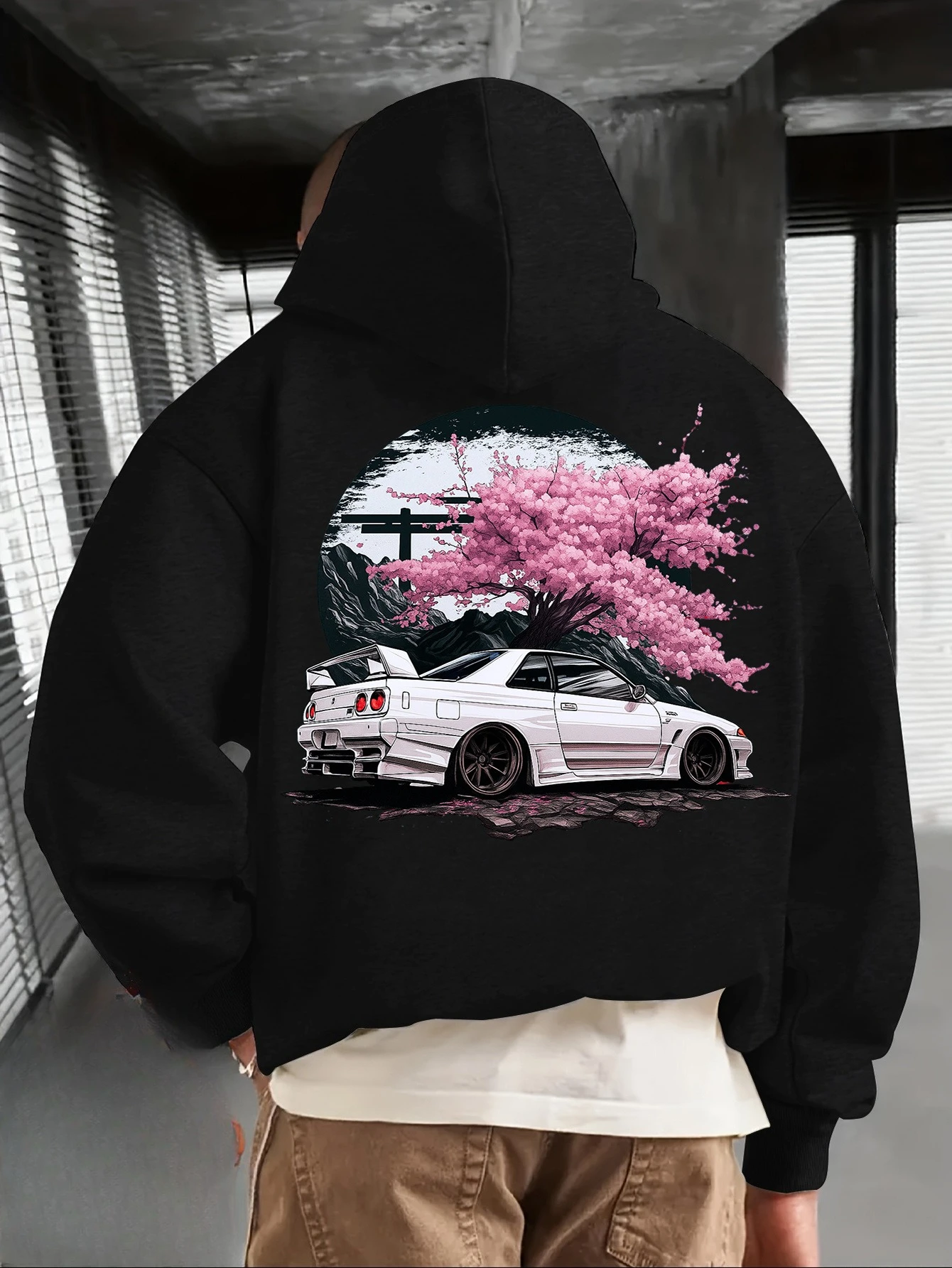 Autumn/Winter Men's Pure Cotton Hoodie White Car Cherry Blossom Printed Japanese Street Breathable Soft Hoodie
Autumn/Winter Men's Pure Cotton Hoodie White Car Cherry Blossom Printed Japanese Street Breathable Soft Hoodie