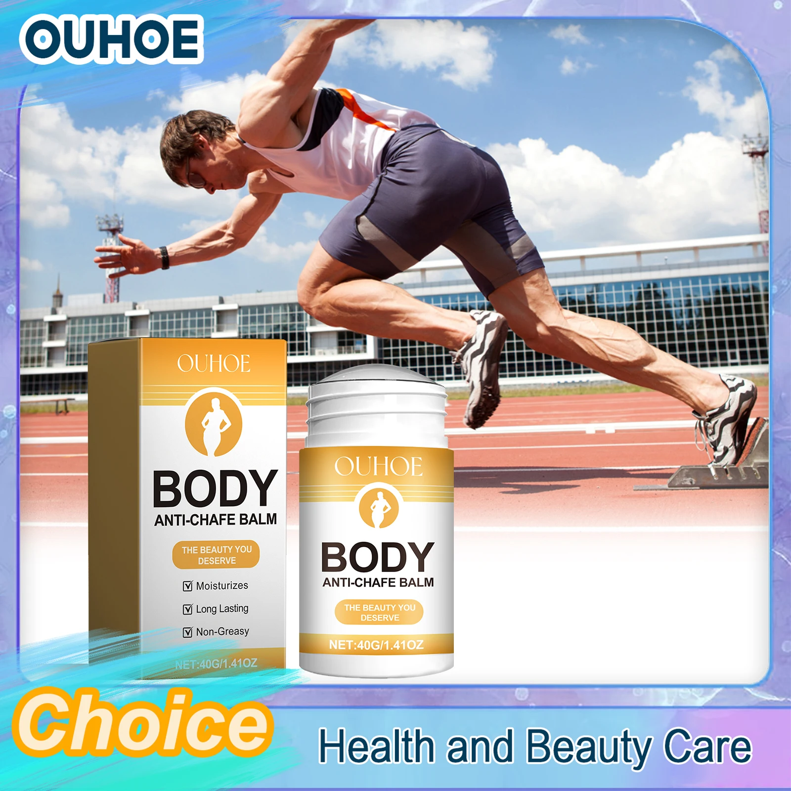 Ouhoe Body Care Stick Gentle And Moisturizing For Skin Anti-Drying Friction Body Joint Care Reduce Chafing And Moisturize Skin
Ouhoe Body Care Stick Gentle And Moisturizing For Skin Anti-Drying Friction Body Joint Care Reduce Chafing And Moisturize Skin