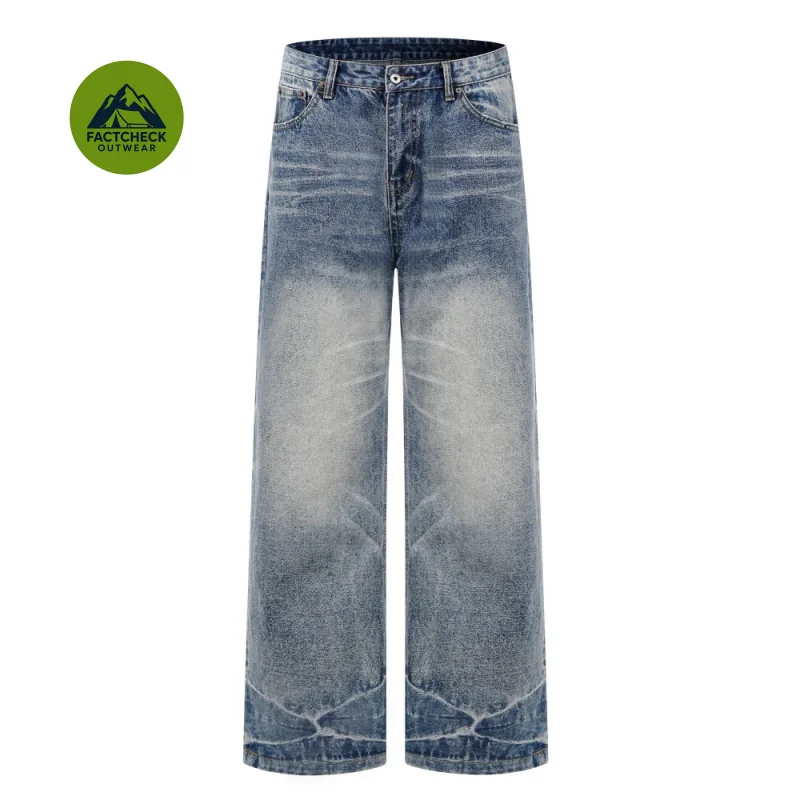 FACTCHECK High Quality EU US Size Gradient Washed Straight-Leg Denim Pants
FACTCHECK High Quality EU US Size Gradient Washed Straight-Leg Denim Pants