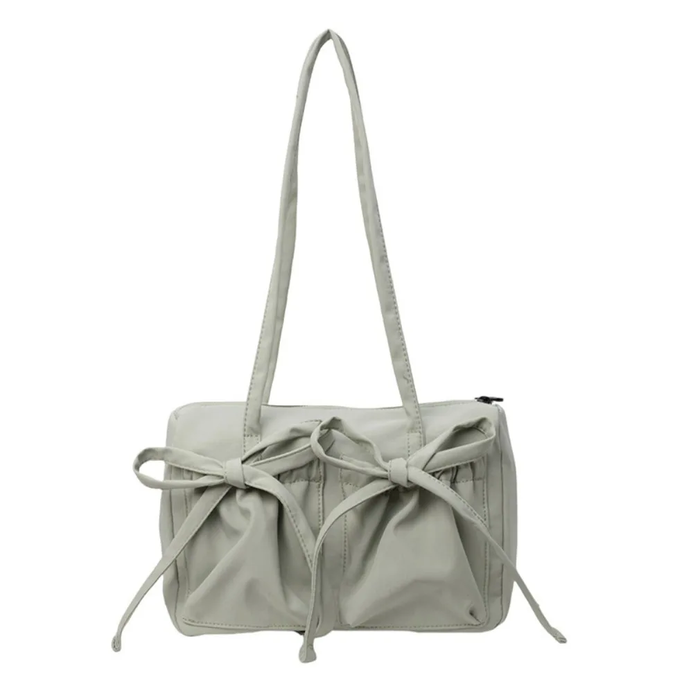 Trendy Bowknot Bow Nylon Tote Bag Korean Style Large Capacity Pleated Shoulder Bag Handbag Canvas Armpit Bag Unisex
Trendy Bowknot Bow Nylon Tote Bag Korean Style Large Capacity Pleated Shoulder Bag Handbag Canvas Armpit Bag Unisex